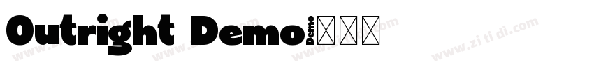 Outright Demo字体转换